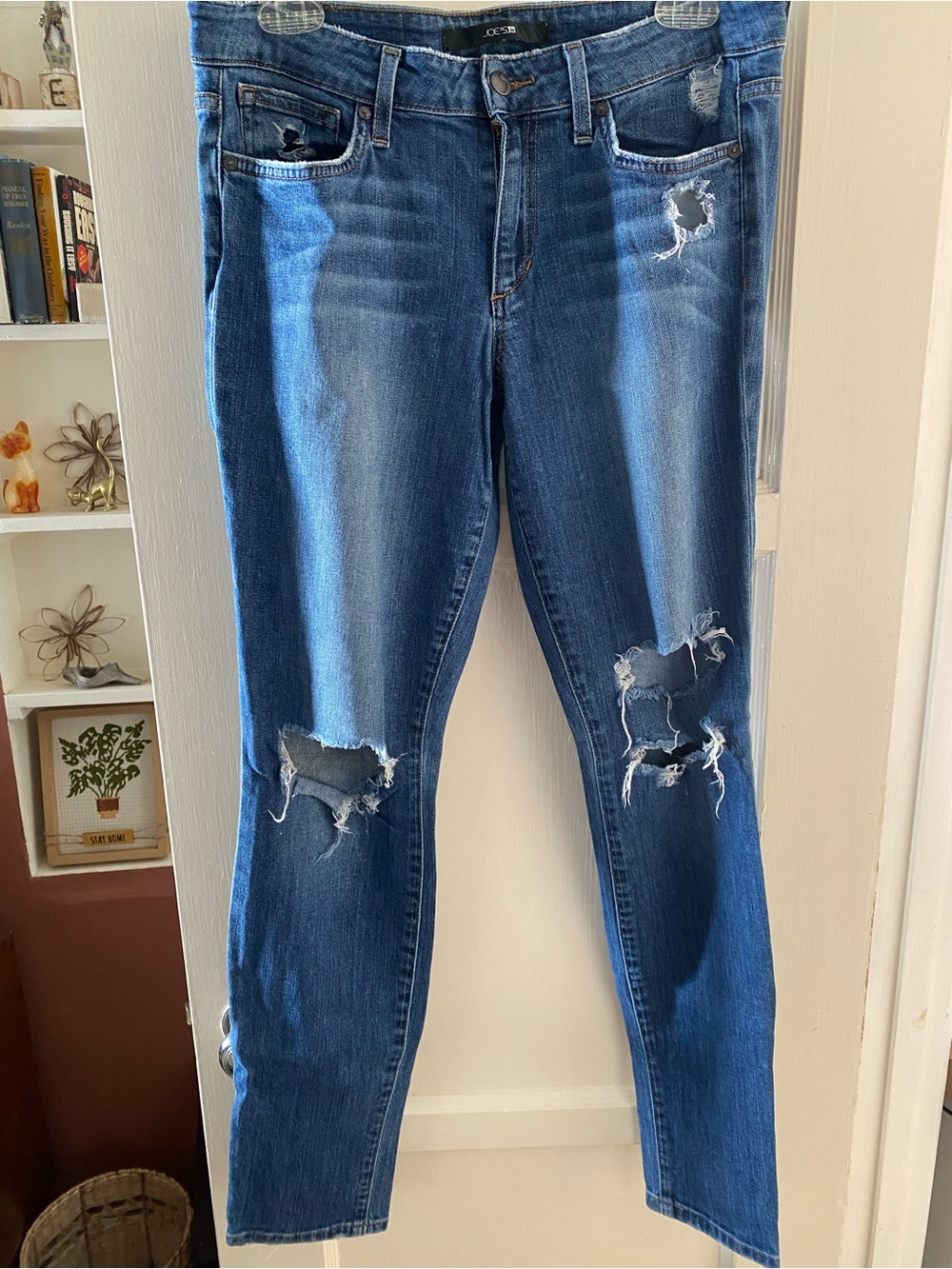 Joe’s Dark Blue Distressed Women's Jeans